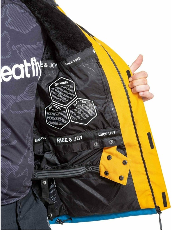 Meatfly Meatfly muška SNB & SKI jakna Shader Sunflower / Blue