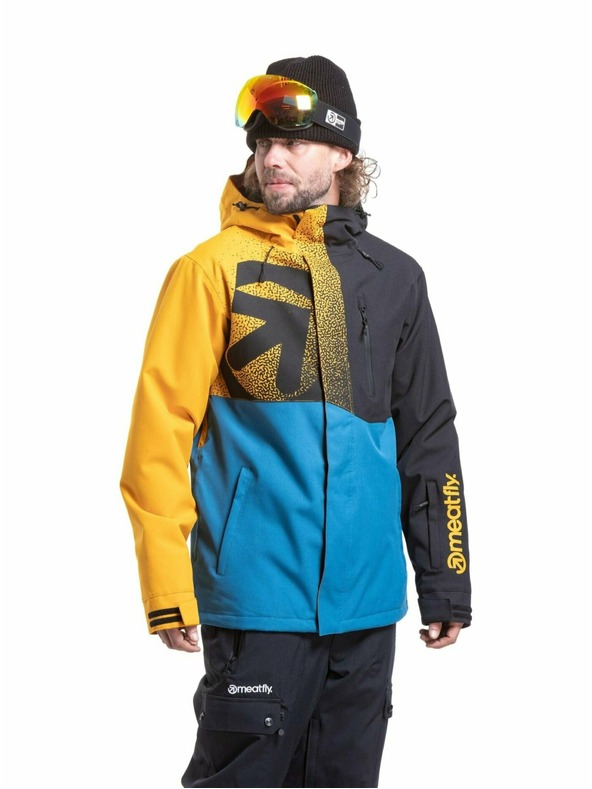 Meatfly Meatfly muška SNB & SKI jakna Shader Sunflower / Blue