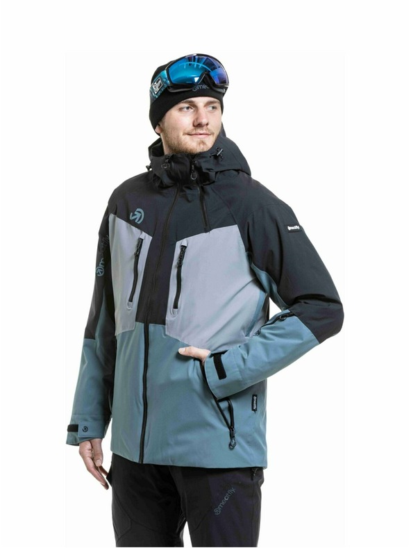Meatfly Meatfly muška SNB & SKI jakna Cronos Black / Blue Sea