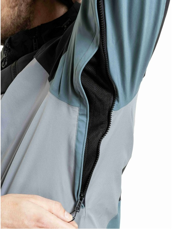 Meatfly Meatfly muška SNB & SKI jakna Cronos Black / Blue Sea