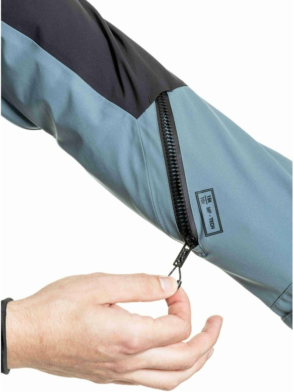 Meatfly Meatfly muška SNB & SKI jakna Cronos Black / Blue Sea