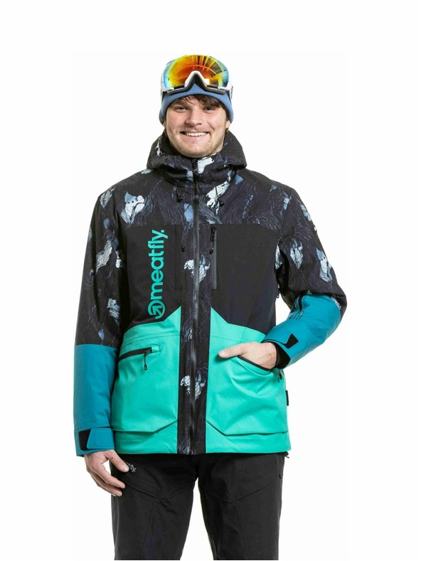 Meatfly Meatfly muška SNB & SKI jakna Manifold Deep Lake