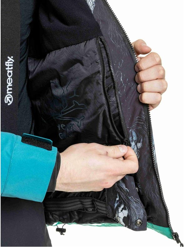 Meatfly Meatfly muška SNB & SKI jakna Manifold Deep Lake