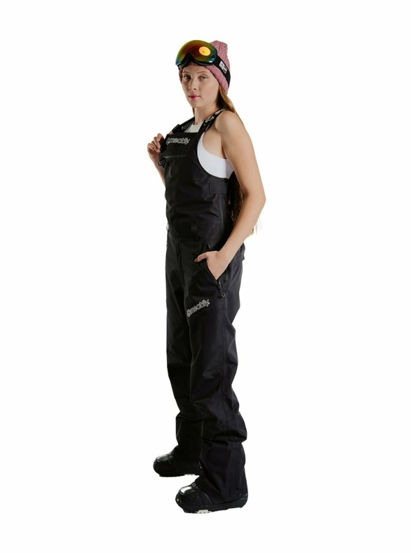 Meatfly Meatfly unisex SNB & SKI hlače s trakama Kenny Black