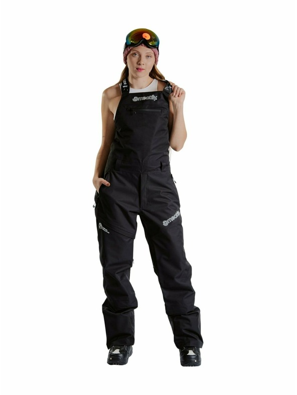 Meatfly Meatfly unisex SNB & SKI hlače s trakama Kenny Black