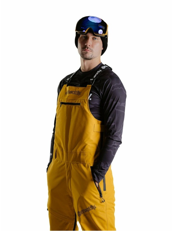 Meatfly Meatfly unisex SNB & SKI hlače s trakama Kenny Chai Tea Latte