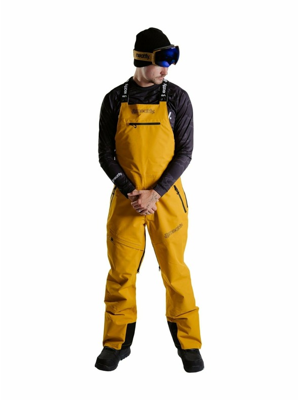 Meatfly Meatfly unisex SNB & SKI hlače s trakama Kenny Chai Tea Latte