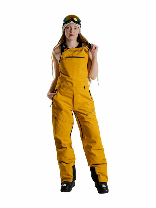 Meatfly Meatfly unisex SNB & SKI hlače s trakama Kenny Chai Tea Latte