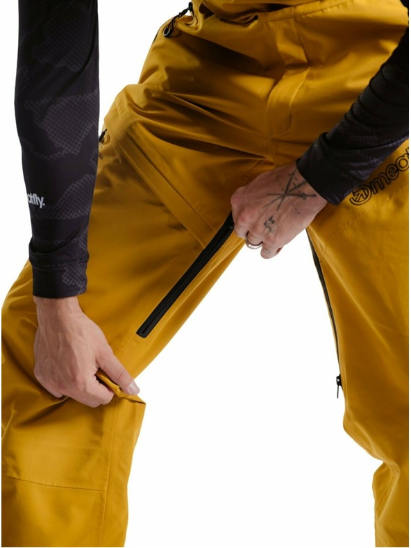 Meatfly Meatfly unisex SNB & SKI hlače s trakama Kenny Chai Tea Latte