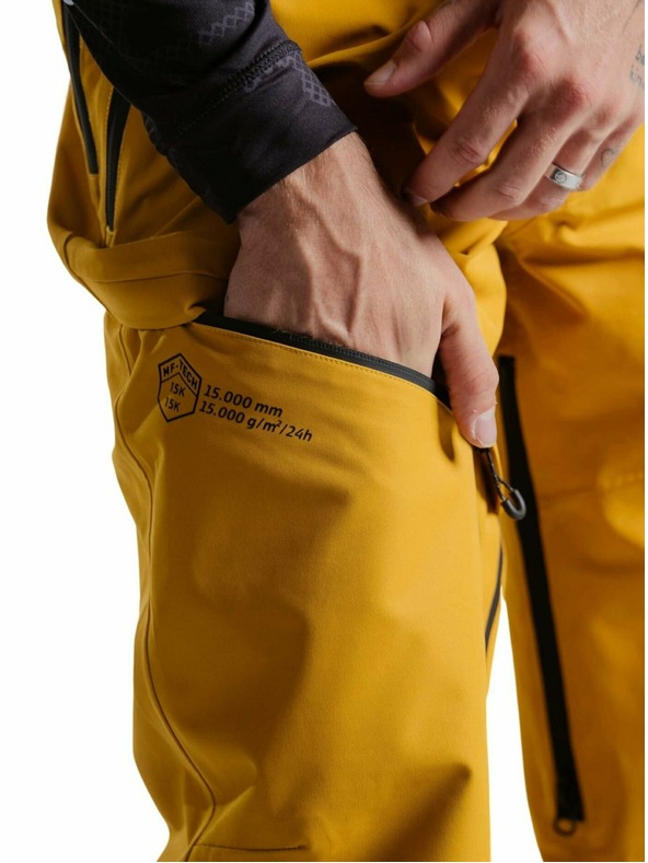 Meatfly Meatfly unisex SNB & SKI hlače s trakama Kenny Chai Tea Latte