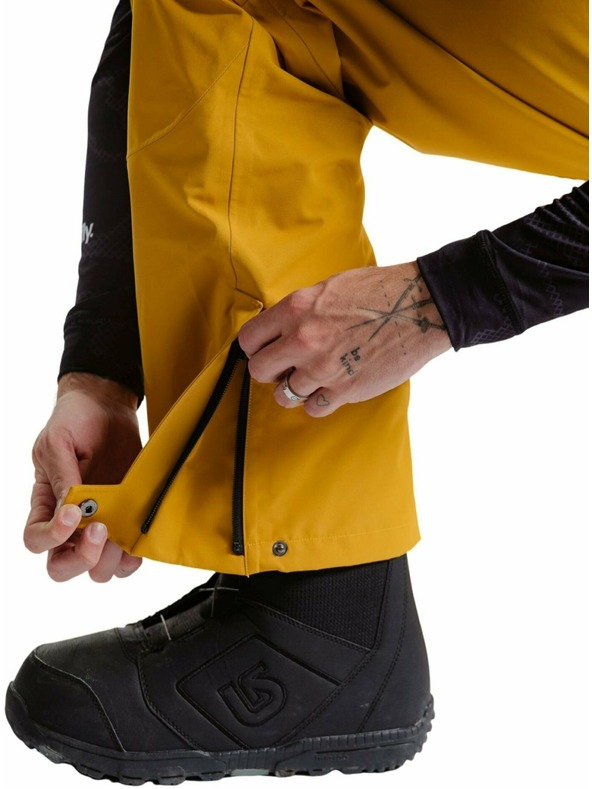 Meatfly Meatfly unisex SNB & SKI hlače s trakama Kenny Chai Tea Latte