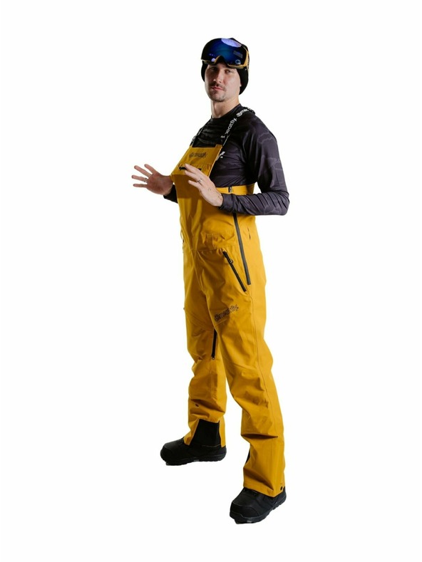 Meatfly Meatfly unisex SNB & SKI hlače s trakama Kenny Chai Tea Latte