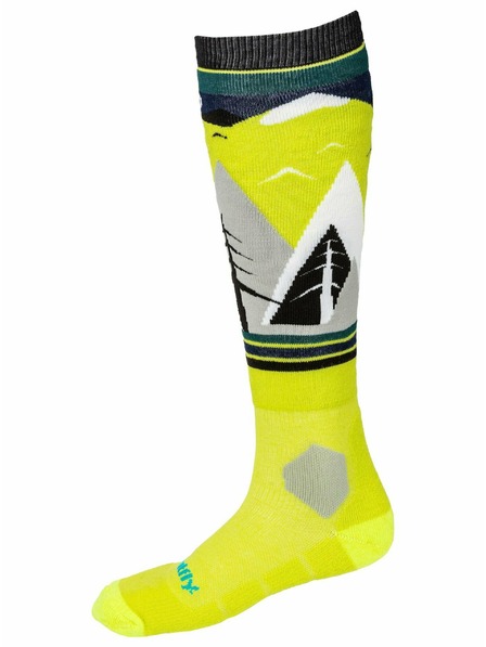 Meatfly Meatfly sNB & SKI čarape Leeway Green Mountains