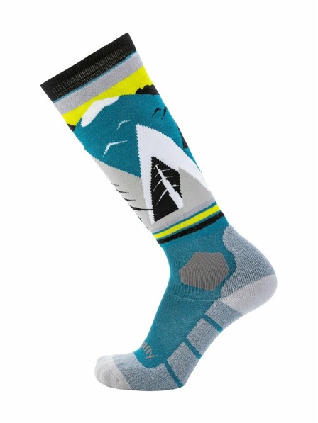 Meatfly Meatfly sNB & SKI čarape Leeway Hb Blue Mountains