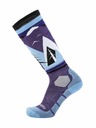 Meatfly Meatfly sNB & SKI čarape Leeway Purple Mountains