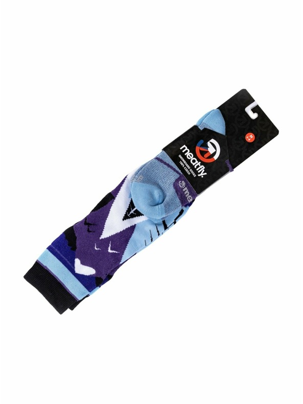 Meatfly Meatfly sNB & SKI čarape Leeway Purple Mountains