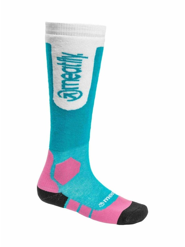 Meatfly Meatfly sNB & SKI čarape Leeway Turquoise