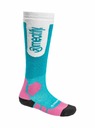 Meatfly Meatfly sNB & SKI čarape Leeway Turquoise