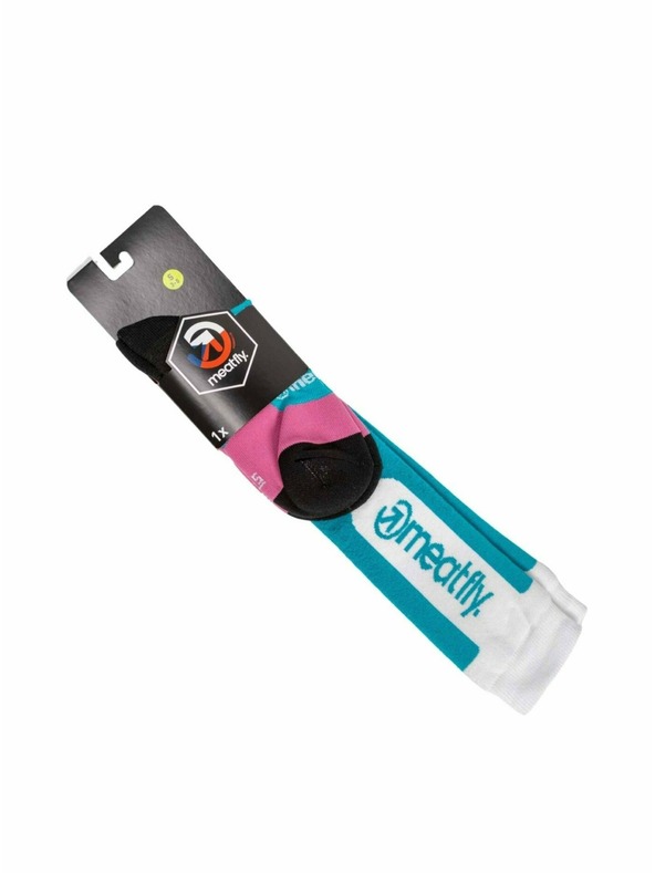 Meatfly Meatfly sNB & SKI čarape Leeway Turquoise