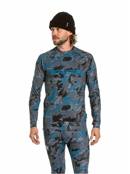 Meatfly Meatfly muška termalna majica Avery Mossy Petrol