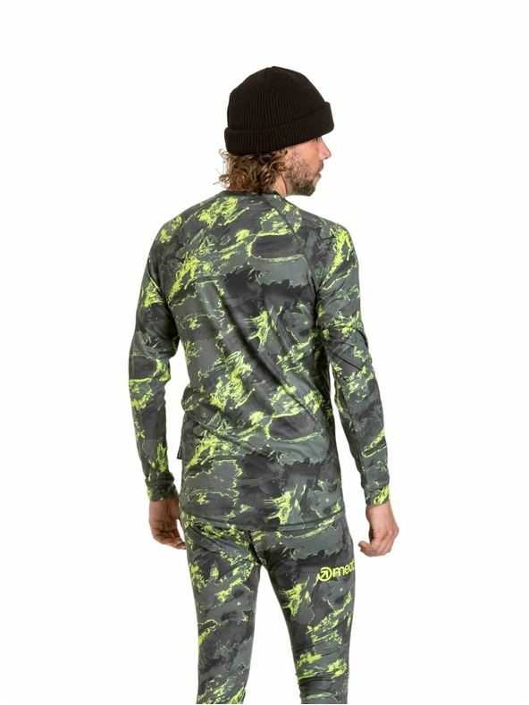 Meatfly Meatfly muška termalna majica Avery Lime Mossy