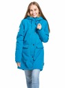 Meatfly Meatfly ženska parka Amber Teal Blue