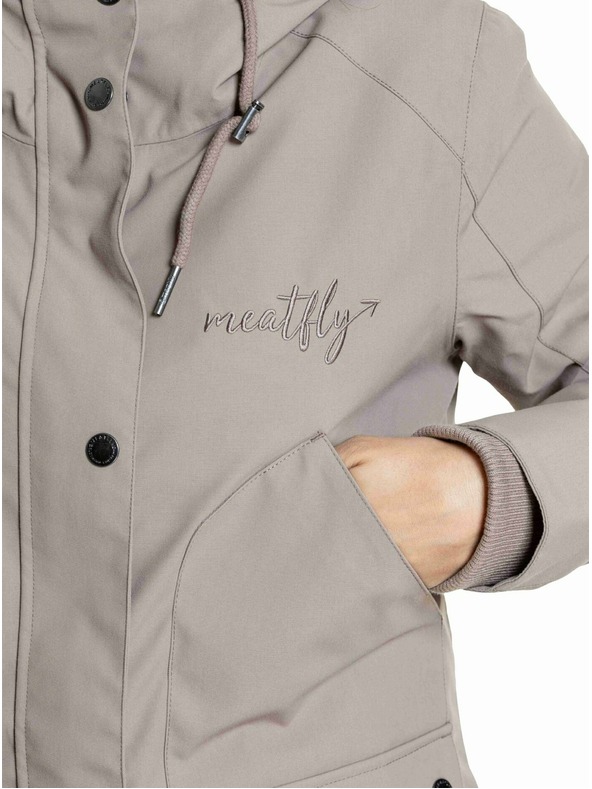 Meatfly Meatfly ženska parka Amber Stucco