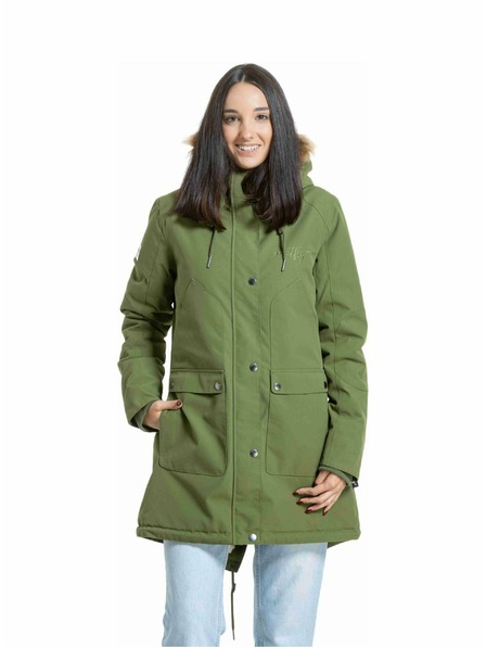 Meatfly Meatfly ženska parka Amber Olive Branch