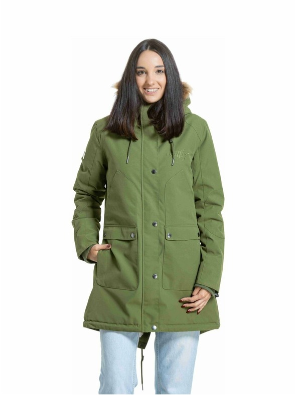 Meatfly Meatfly ženska parka Amber Olive Branch