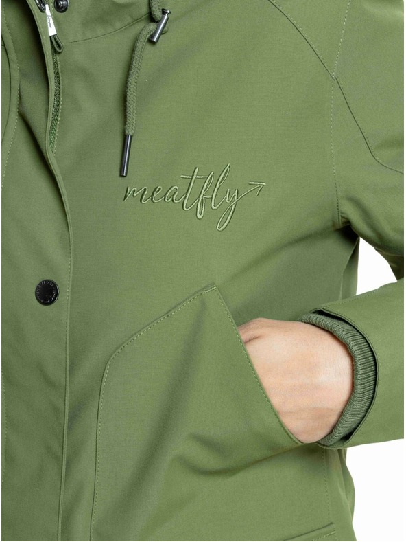 Meatfly Meatfly ženska parka Amber Olive Branch