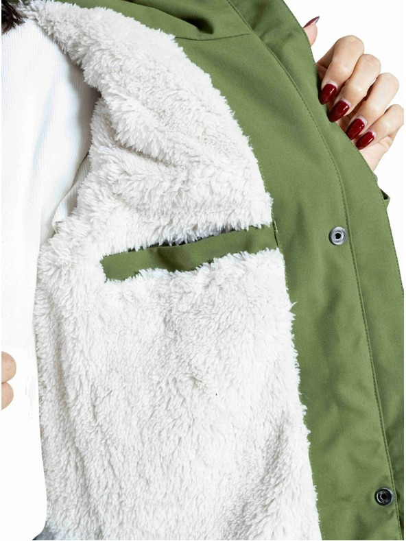 Meatfly Meatfly ženska parka Amber Olive Branch