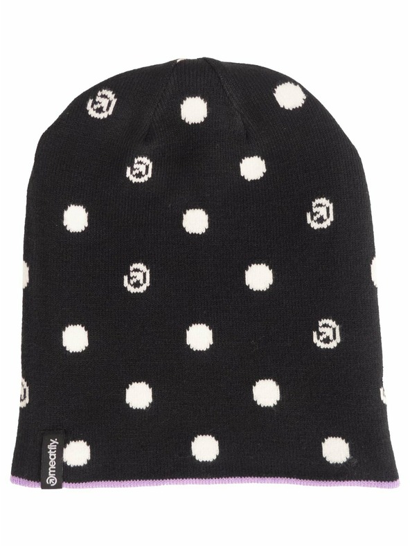 Meatfly Meatfly kaciga Logan Purple Dots