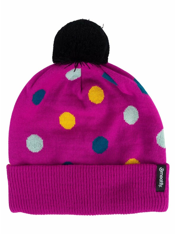 Meatfly Meatfly kaciga Dot Berry Pink Dots