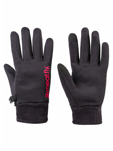 Meatfly Meatfly ženske rukavice Ladies Powerstretch Black Pink