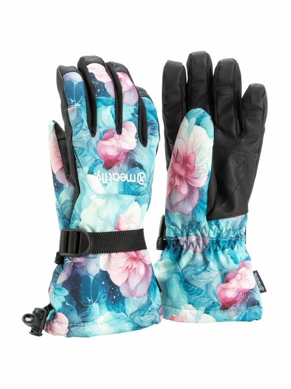 Meatfly Meatfly ženske rukavice Gazie Pink Flowers