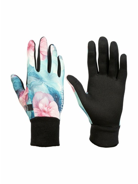 Meatfly Meatfly zenske rukavice Ladies Powerstretch Pink Flowers