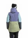 Meatfly Meatfly ženska SNB & SKI jakna Aiko Olive Light / Purple Light