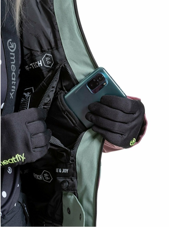 Meatfly Meatfly ženska SNB & SKI jakna Gaia Sea Spray