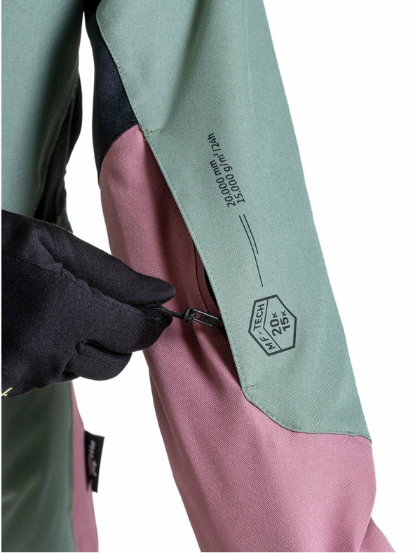 Meatfly Meatfly ženska SNB & SKI jakna Gaia Sea Spray