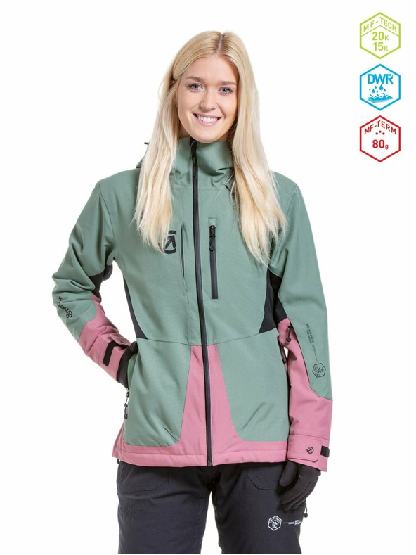 Meatfly Meatfly ženska SNB & SKI jakna Gaia Sea Spray