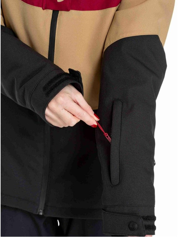 Meatfly Meatfly ženska SNB & SKI jakna Kirsten Beet Red / Black