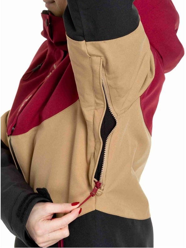 Meatfly Meatfly ženska SNB & SKI jakna Kirsten Beet Red / Black