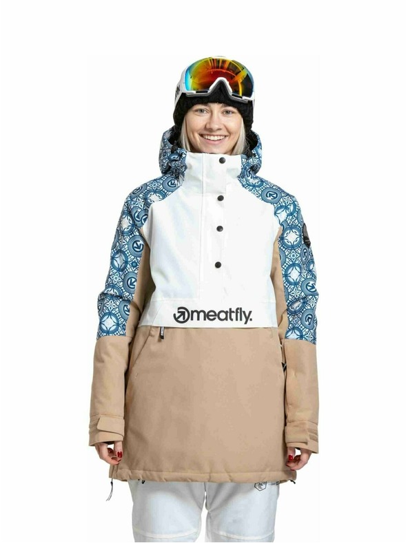 Meatfly Meatfly ženska SNB & SKI jakna Aiko Mosaic / Latte