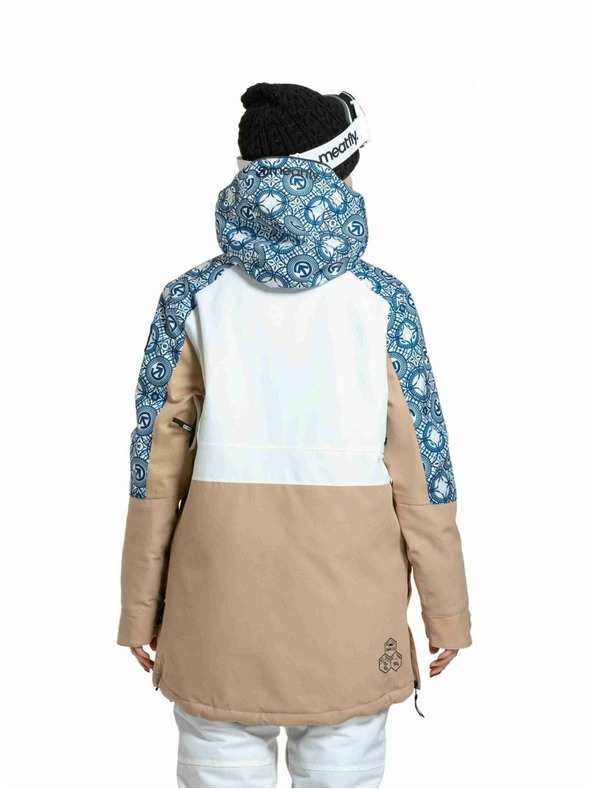 Meatfly Meatfly ženska SNB & SKI jakna Aiko Mosaic / Latte