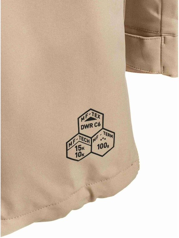 Meatfly Meatfly ženska SNB & SKI jakna Aiko Mosaic / Latte