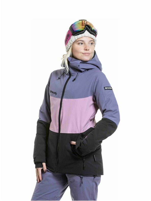 Meatfly Meatfly ženska SNB & SKI jakna Kirsten Black / Purple Light