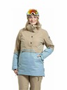Meatfly Meatfly ženska SNB & SKI jakna Aiko Cloud / Safari