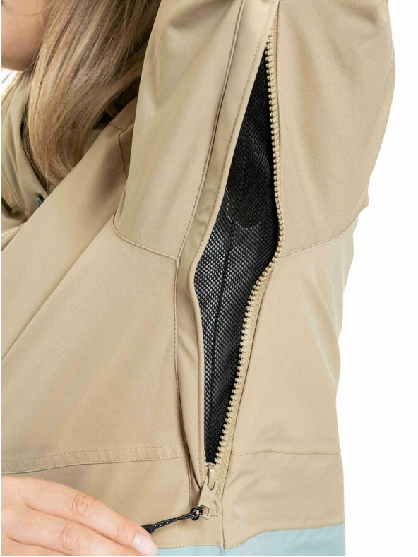 Meatfly Meatfly ženska SNB & SKI jakna Aiko Cloud / Safari