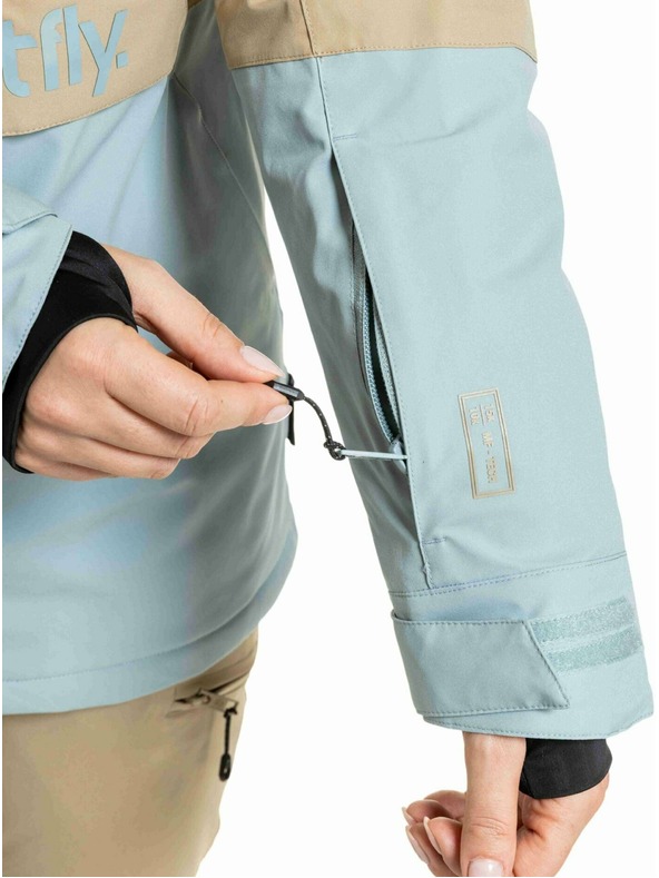 Meatfly Meatfly ženska SNB & SKI jakna Aiko Cloud / Safari