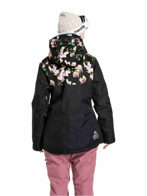 Meatfly Meatfly ženska SNB & SKI jakna Kirsten Magnolia / Black